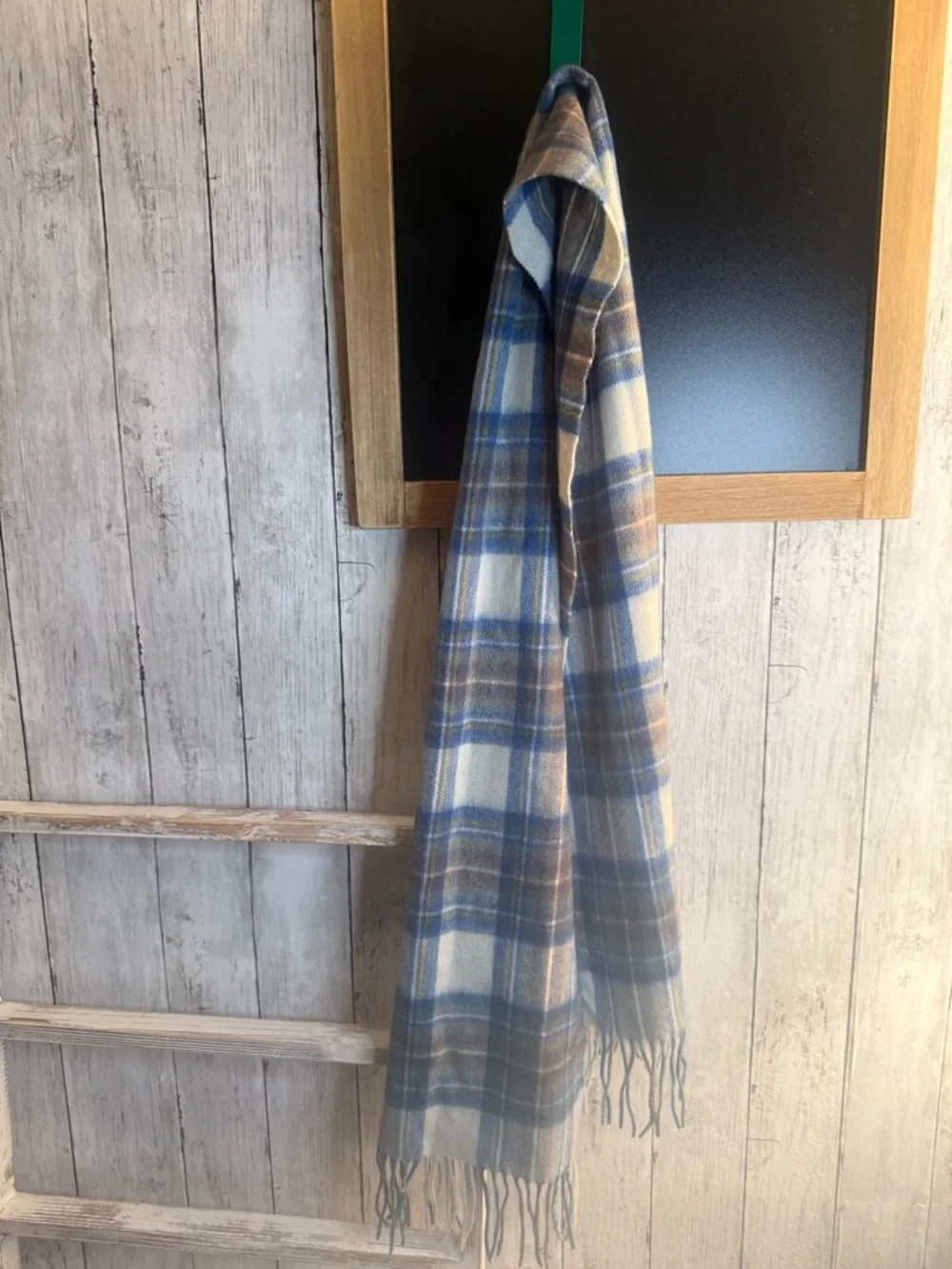 James Pringle Weavers Scotland 100% Pure Wool Scarf Plaid 12x54